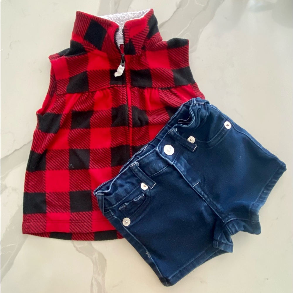 🌟True Religion Short 24M & Vest 18M🌟